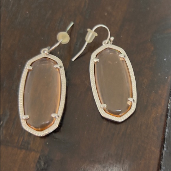 Kendra Scott Danielle Rayne Peach Cats Eye - Picture 2 of 4
